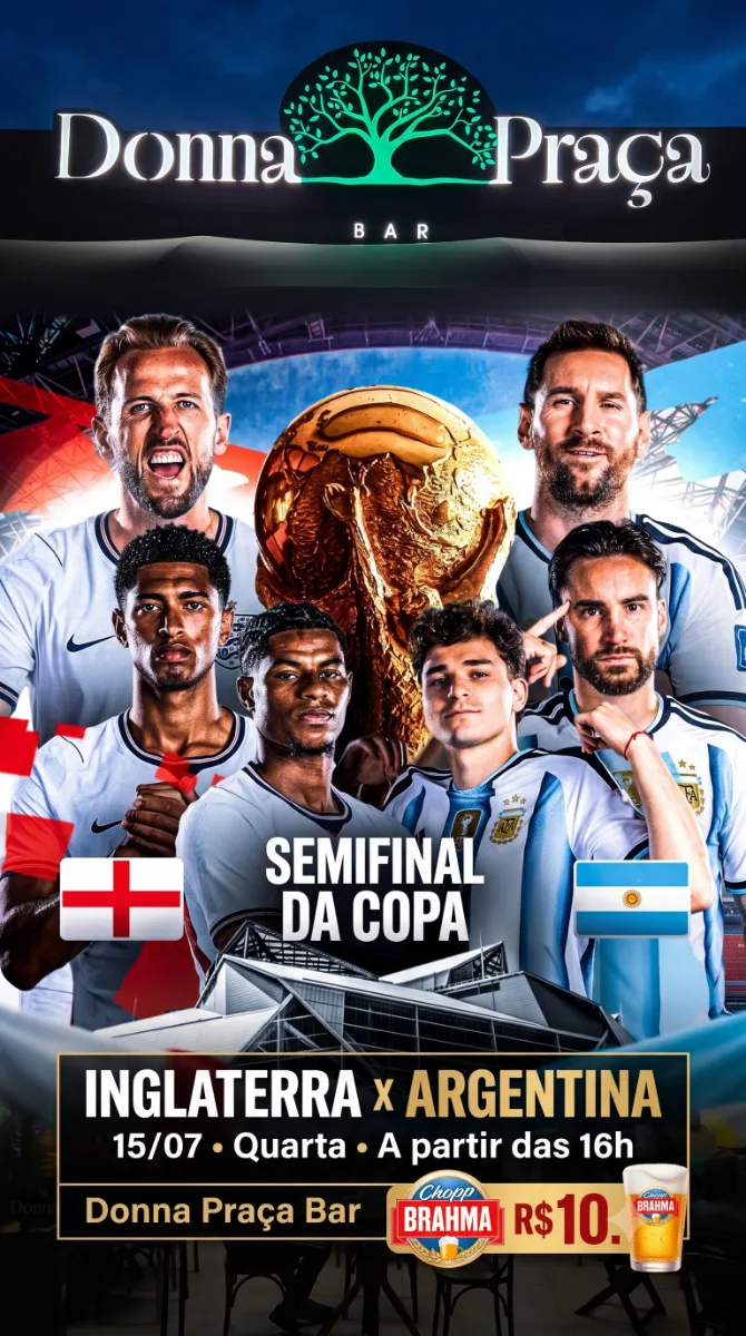Semifinal Copa do Mundo Inglaterra x Argentina