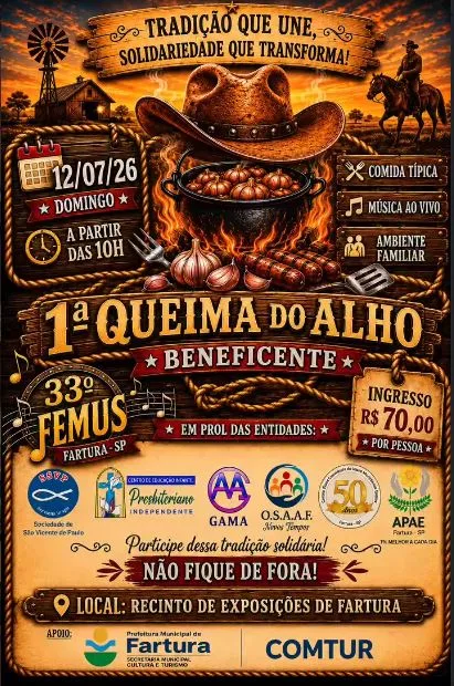 1ª Queima do Alho Beneficente do Femus