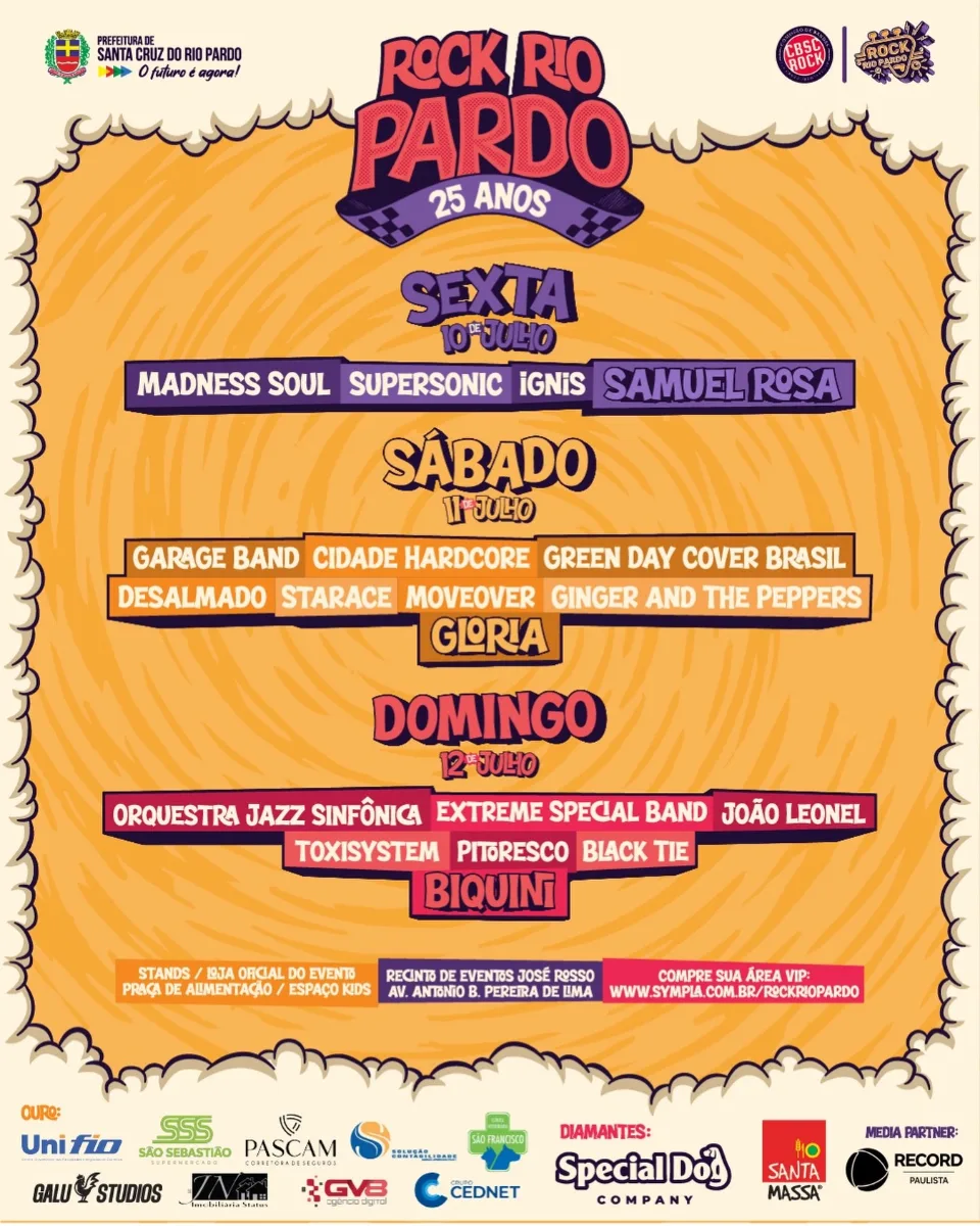 Rock Rio Pardo 2026 - imagem 1