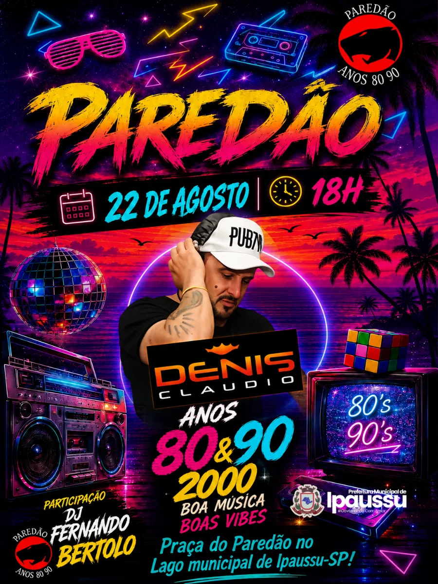 PAREDÃO ANOS 80, 90 & 2000!