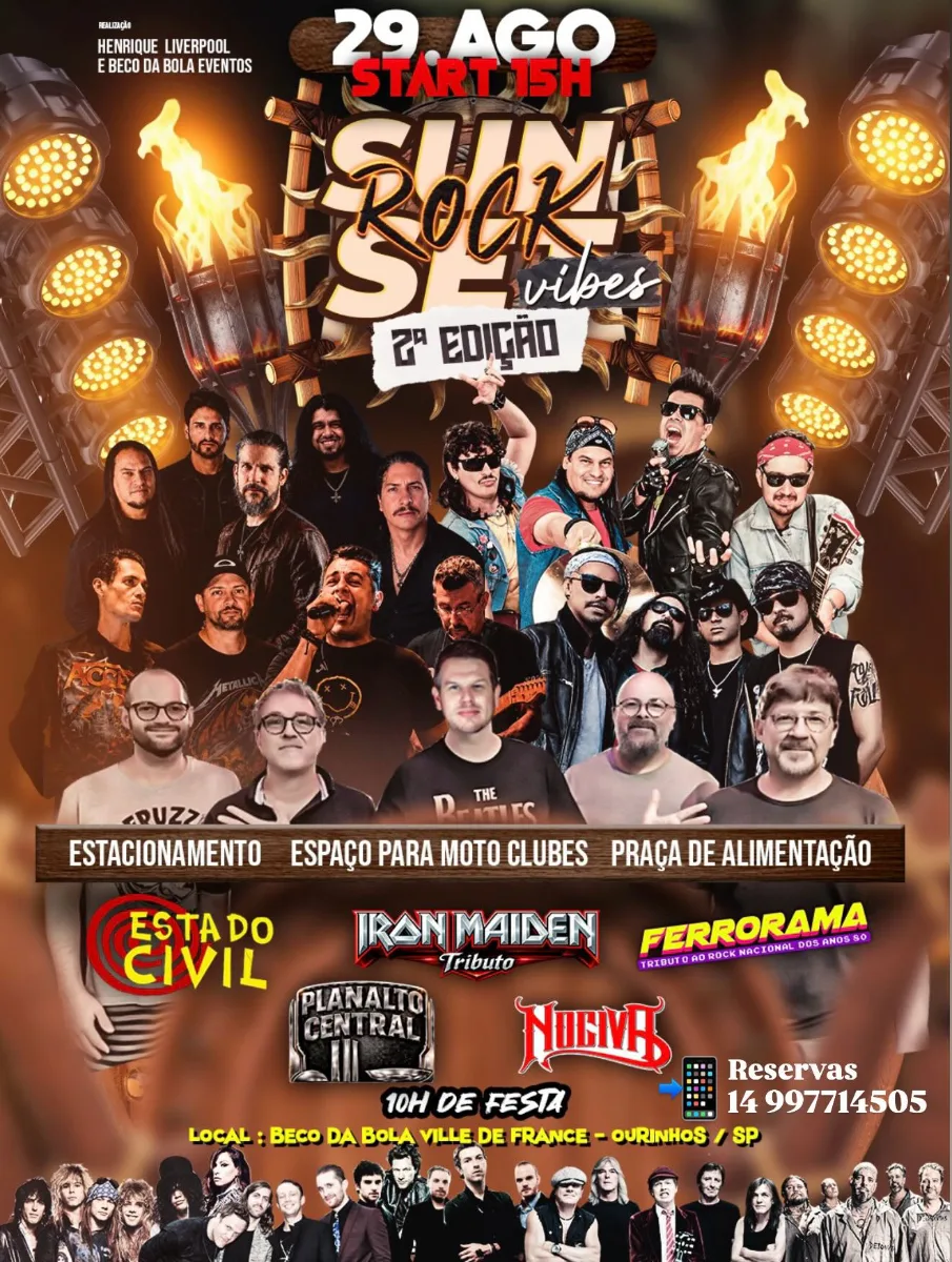 2º Edição Sunset Rock Vibes Ourinhos - imagem 1