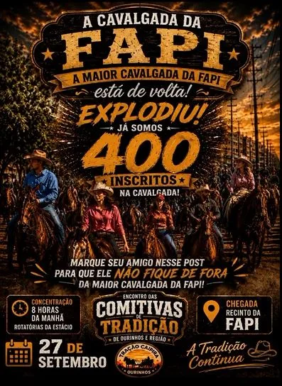 🤠🐎 A CAVALGADA DA FAPI ESTÁ DE VOLTA! 🐎🤠