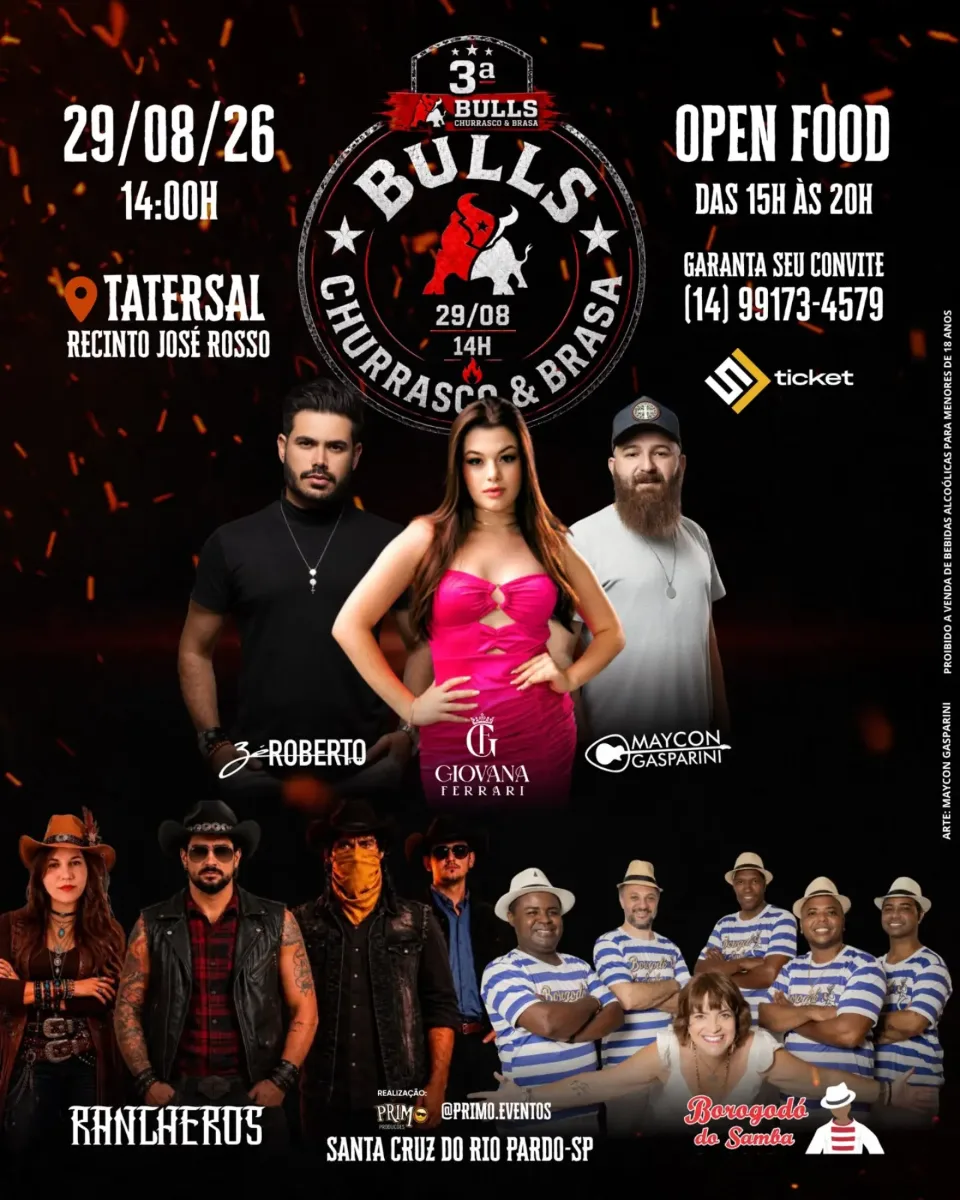 đ„ 3ÂȘ BULLS â CHURRASCO & BRASA đ„ - imagem 1
