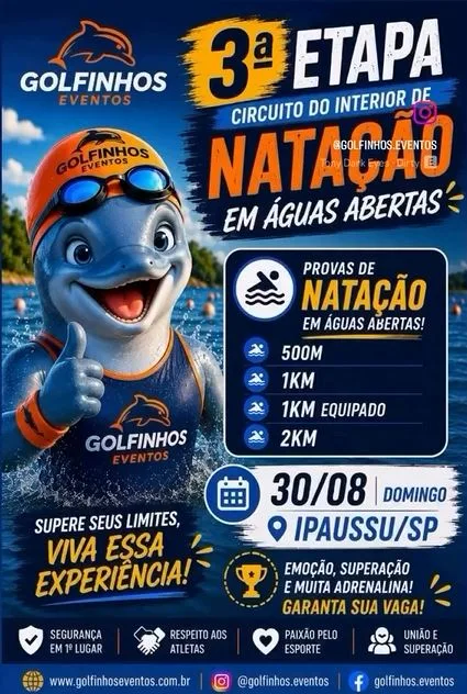 3ª etapa do Circuito do Interior de Natação em Águas Abertas - imagem 2