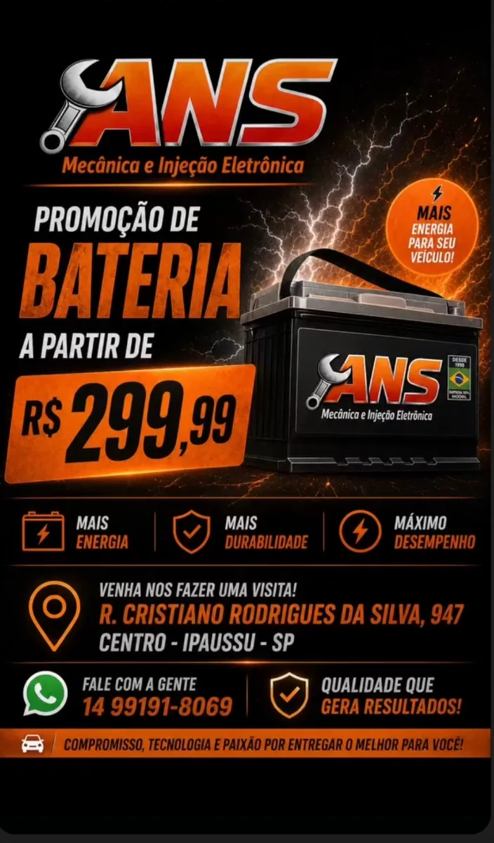 Promoção de Baterias