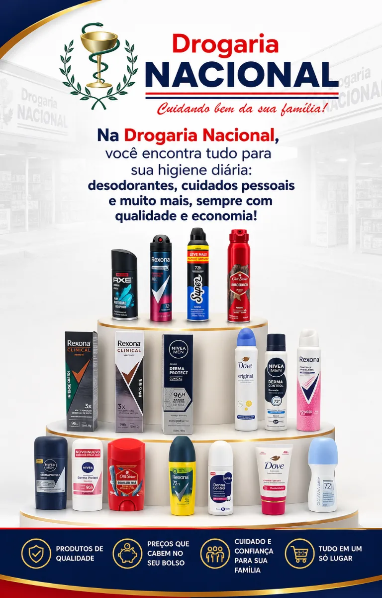 Tudo para Sua Higiene Diária Está Aqui!