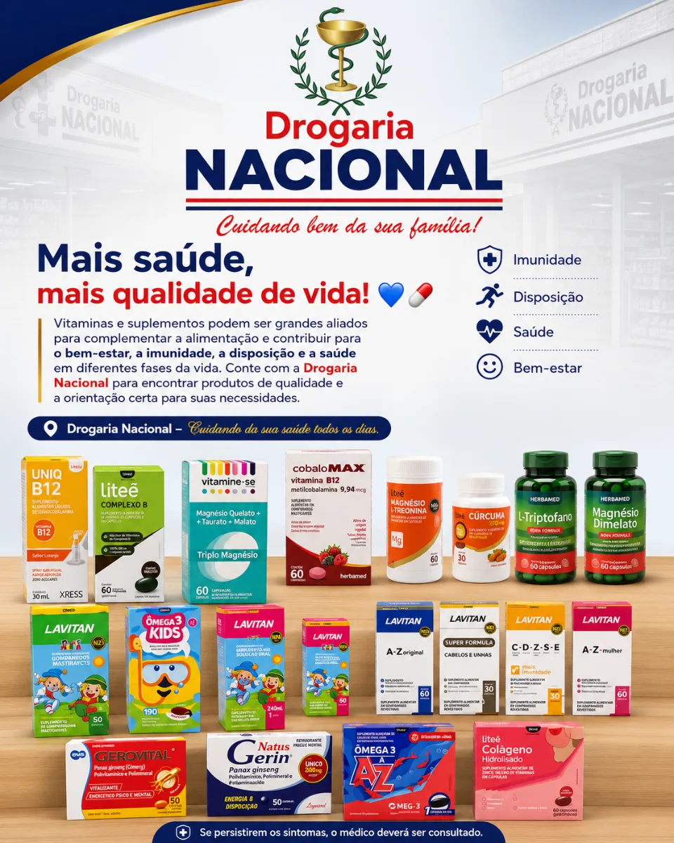 Mais saúde, mais qualidade de vida! 💙💊