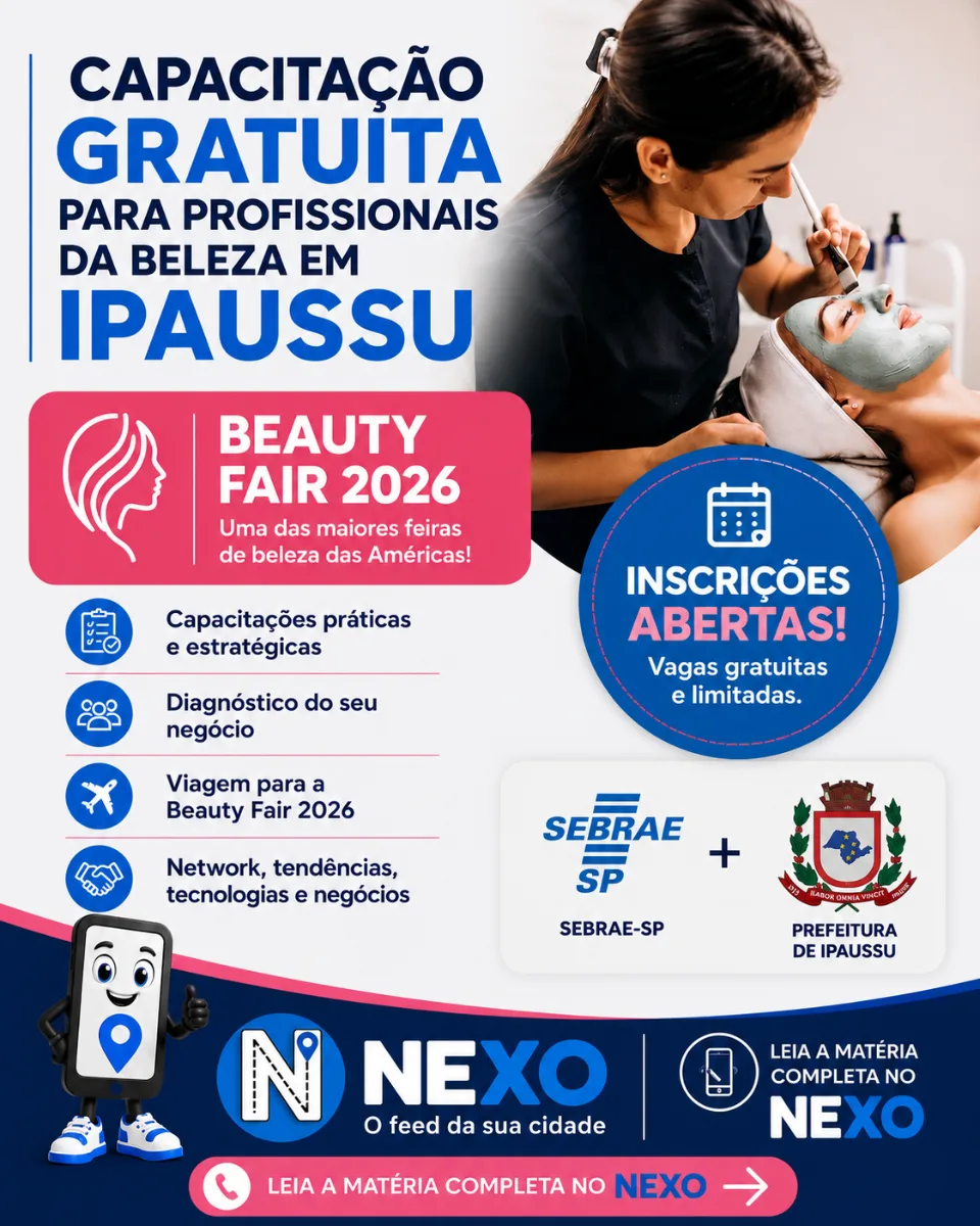 Sebrae-SP e Prefeitura de Ipaussu lançam programa de capacitação para empresários da beleza