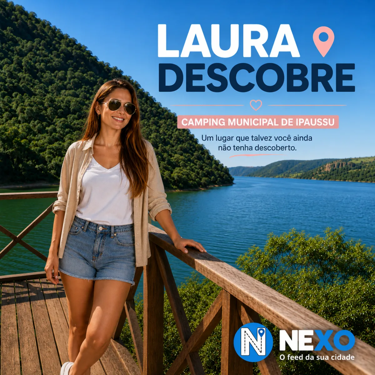Laura Descobre: um dia de sol no Camping Municipal de Ipaussu