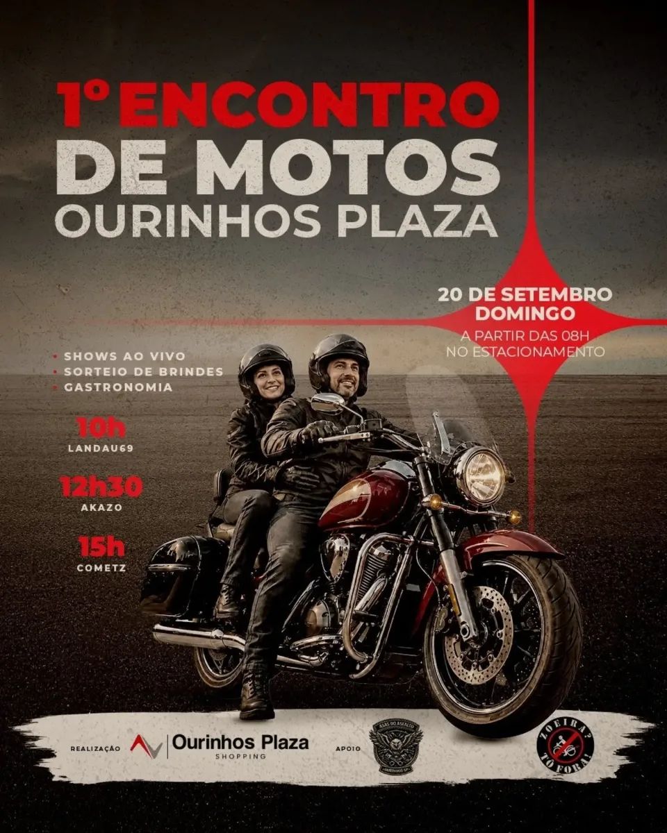 1º ENCONTRO DE MOTOS OURINHOS PLAZA!