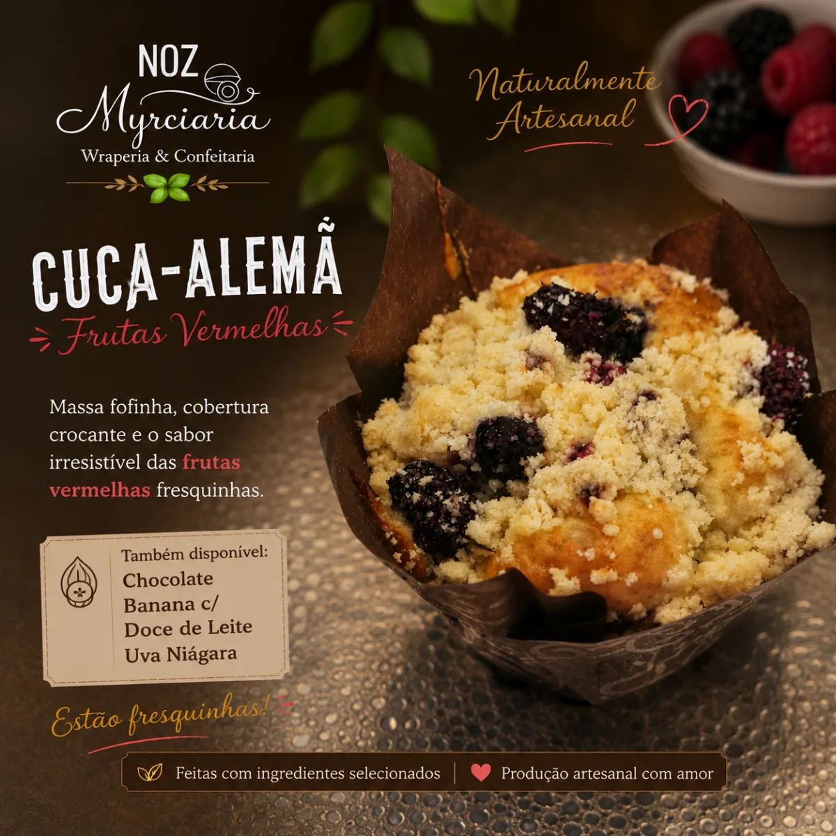 Sabores que têm gosto de carinho!