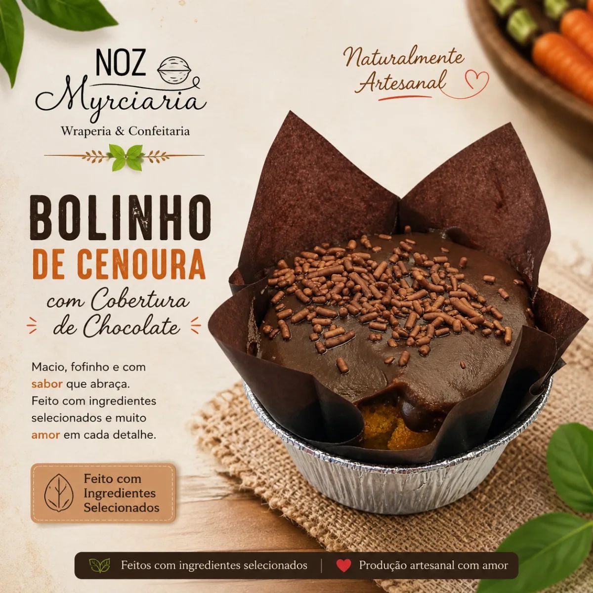 Sabores que têm gosto de carinho!