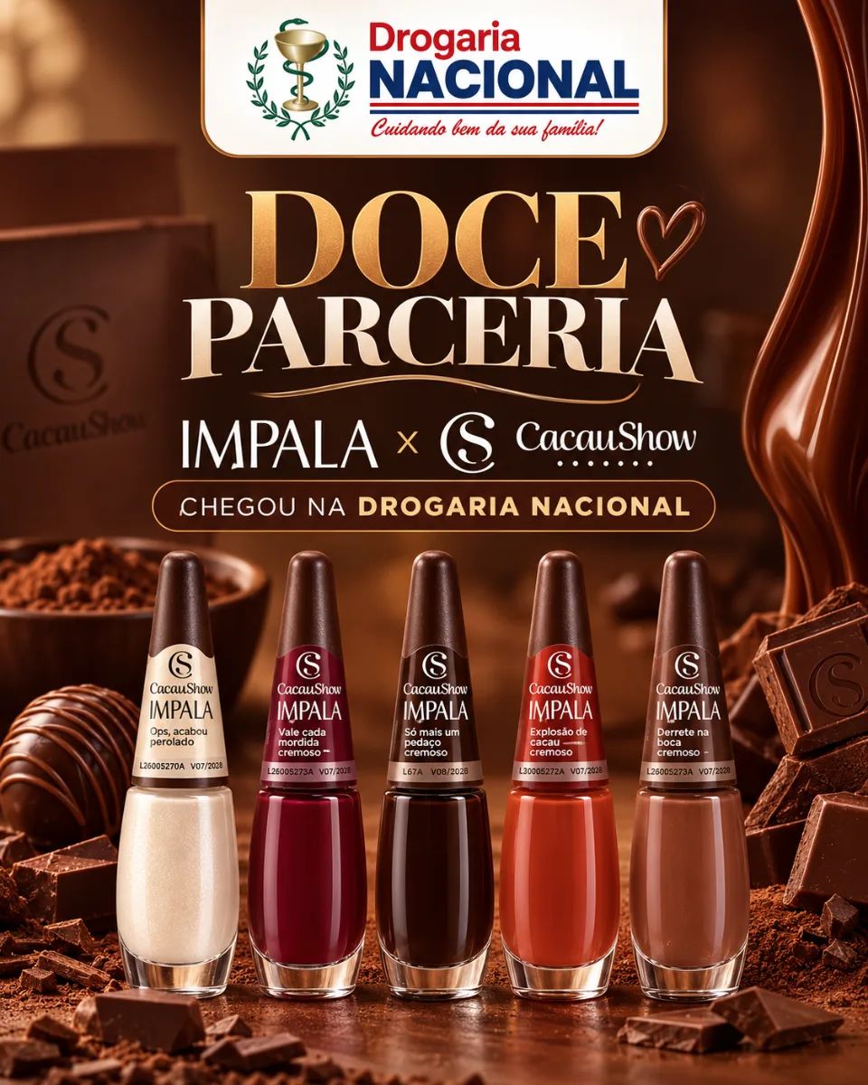 🍫💅 CHOCOLATE NAS UNHAS!